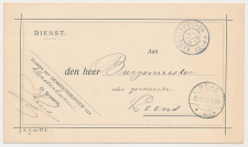 Grootrondstempel Kloosterburen - Wehe - Leens 1918