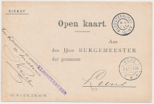 Grootrondstempel Kloosterburen - Wehe - Leens 1911