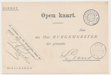 Grootrondstempel Kloosterburen - Wehe - Leens 1918