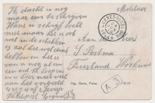 Grootrondstempel Loenen O/D Veluwe - Workum 1918