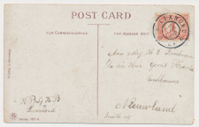 Grootrondstempel Lexmond - Nieuwland 1914