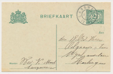 Grootrondstempel Langweer - Harlingen 1916