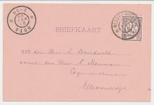Grootrondstempel Middelburg - Goes - Ellewoutsdijk 1896