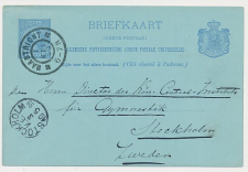 Grootrondstempel Maastricht - Stockholm Zweden 1899