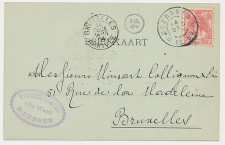 Grootrondstempel Meerssen - Brussel Belgie 1904