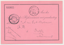 Grootrondstempel Maarheeze - Delft 1901