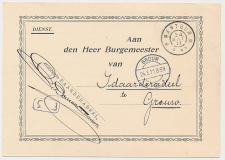 Grootrondstempel Mantgum - Grouw 1911