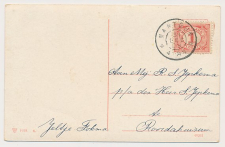Grootrondstempel Mantgum - Roordahuizum 1909