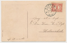 Grootrondstempel Marrum - Hallumerhoek 1913