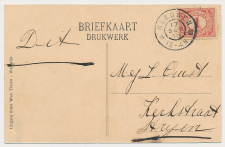 Grootrondstempel Meeuwen - Strijen 1915