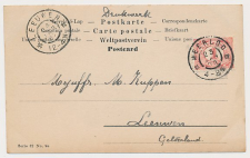 Grootrondstempel Meerloo - Leeuwen 1902