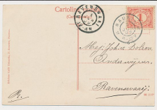 Grootrondstempel Maurik - Ravenswaai 1909