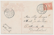 Grootrondstempel Melissant - Dirksland 1908