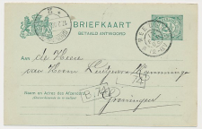 Grootrondstempel Meeden 1908