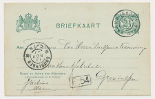 Grootrondstempel Marum (Gron:) 1907