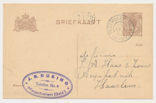 Grootrondstempel Megchelen (Gld.) 1922 - Laat gebruik