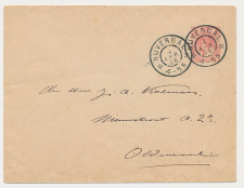 Grootrondstempel Nijverdal - Oldenzaal 1906