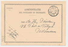 Grootrondstempel Nieuwleusen - Dedemsvaart 1916