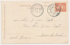 Grootrondstempel Nijland - Gouw 1911