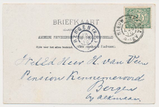Grootrondstempel Nieuw-Beerta - Bergen 1910