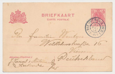 Grootrondstempel Nieuwendijk (N:B:) - Viersen Duitsland 1914