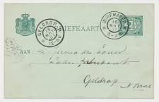 Grootrondstempel Oudewater - Geldrop 1901