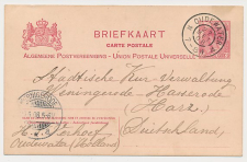 Grootrondstempel Oudeater - Wernigerode Duitsland 1908