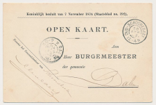 Grootrondstempel Oud-Schoonebeek - Dalen 1908