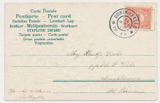 Grootrondstempel Oostkapelle - St. Laurens 1917