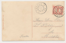 Grootrondstempel Oosthuizen - Kwadijk - Middelie 1909