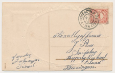 Grootrondstempel Oudeschild (Texel) - Hippolytushoef 1914