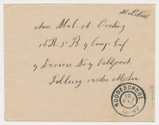 Grootrondstempel Roodeschool - Tilburg - Alphen 1915