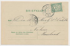 Grootrondstempel Rozenburg - Maasland 1910