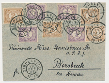 Grootrondstempel Simpelveld - Borsbeek Belgie 1902