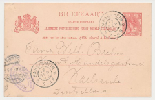 Grootrondstempel Sassenheim - Karlsruhe Duitsland 1903