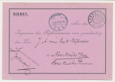 Grootrondstempel Sommelsdijk - Bussum 1909