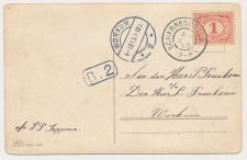 Grootrondstempel Scharnegoutum - Workum 1913