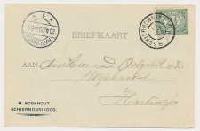 Grootrondstempel Schiermonnikoog - Harlingen 1909