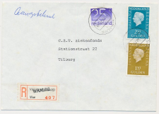 Aangetekend Waalre 1979 - Overstempeld strookje Valkenswaard
