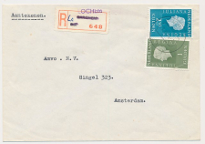 Aangetekend Lochem 1975 - Overstempeld strookje Barchem