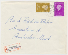 Aangetekend Eindhoven van Arsplein 1976 - Overstempeld strookje 