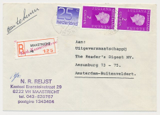 Aangetekend Maastricht Kessenichstraat - Overstempeld strookje 
