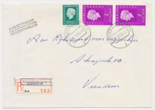 Aangetekend Oosterwolde 1980 - Overstempeld strookje Gorredijk