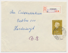 Aangetekend Utrecht Boerhaavelaan 1971 - Overstempeld strookje 