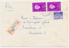 Aangetekend Vriezenveen 1977 - Overstempeld strookje Beerzerveld