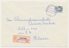 Aangetekend Enschede Wesselernering 1986 - Overstempeld strookje