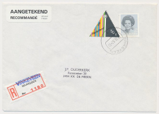 Aangetekend Vinkeveen 1990 - Overstempeld strookje Maarssen