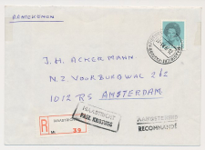 Aangetekend Maastricht Past. Kribsweg 198- Overstempeld strookje