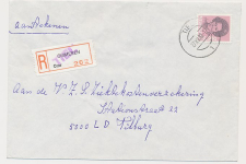 Aangetekend Tiel 1982 - Overstempeld strookje Ommeren