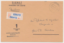 Aangetekend Elburg 1979 - Overstempeld strookje t Harde